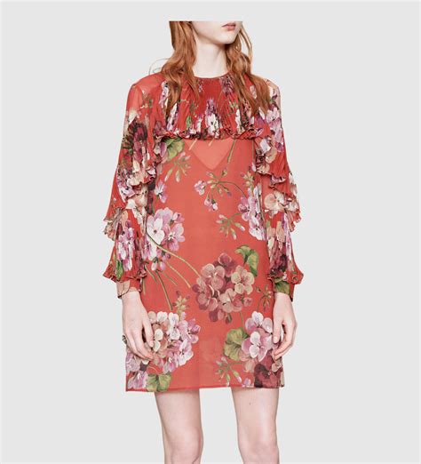 gucci floral dresses